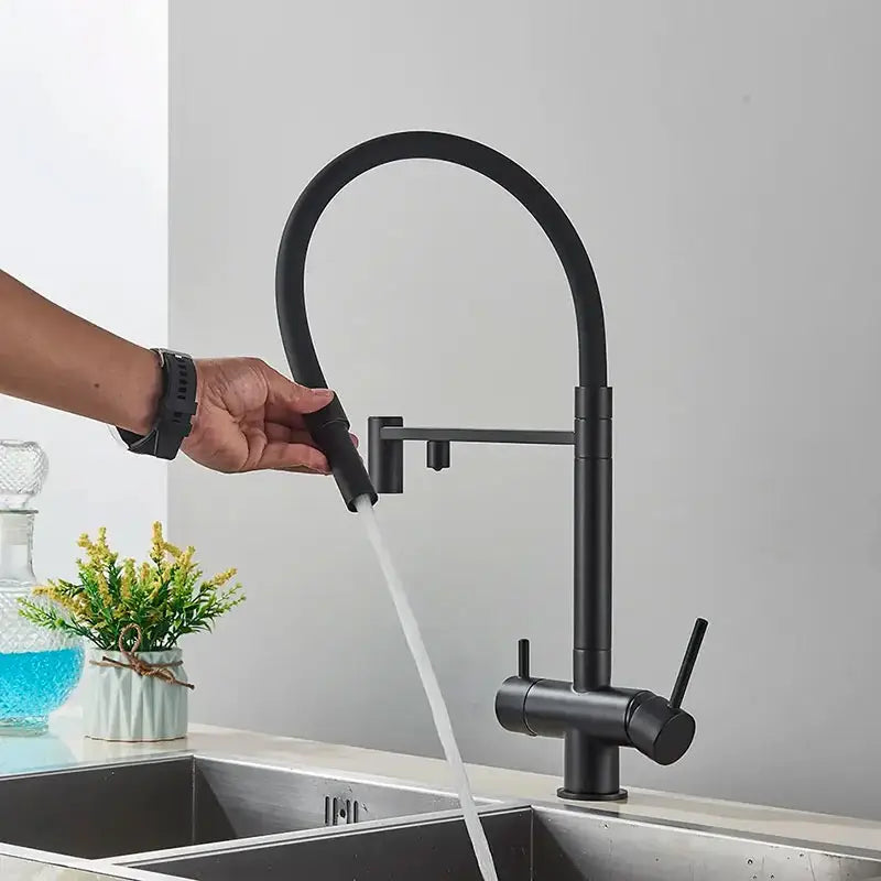 Flexible Küchenarmatur mit Gelenkauslauf - Ansicht 10