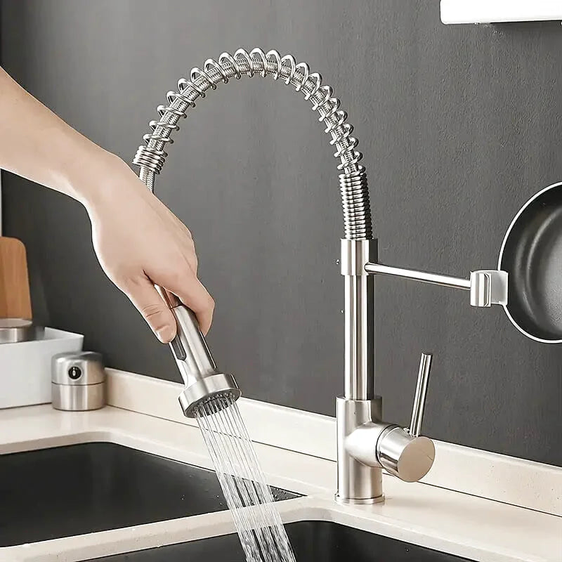 Küchenarmatur mit flexibler Federbrause - Ansicht 11