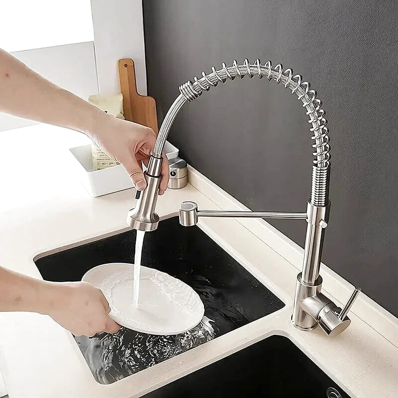 Küchenarmatur mit flexibler Federbrause - Ansicht 9