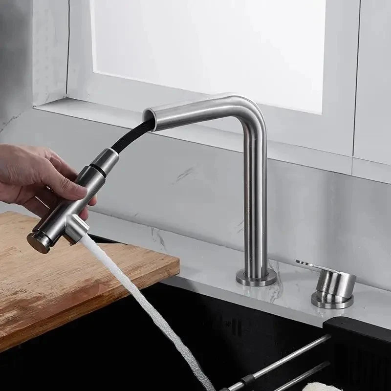 Absenkbare Vorfensterarmatur mit Brause - Ansicht 3