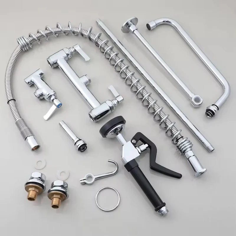 Industrie Küchenarmatur mit sichtbarer Zugfeder - Ansicht 6