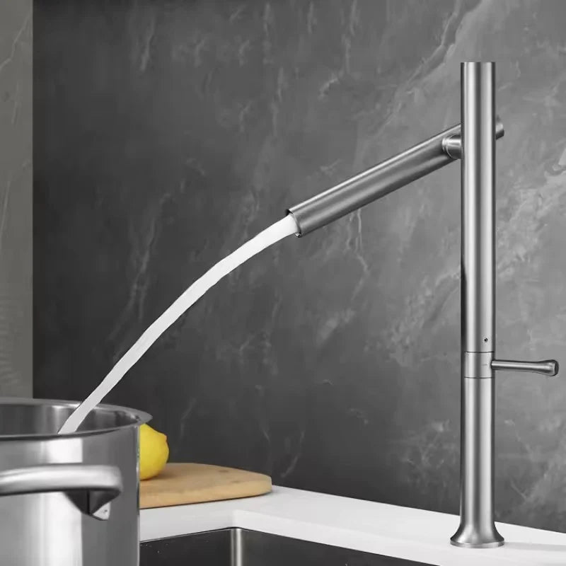 Moderne Küchenarmatur aus Edelstahl - Ansicht 7